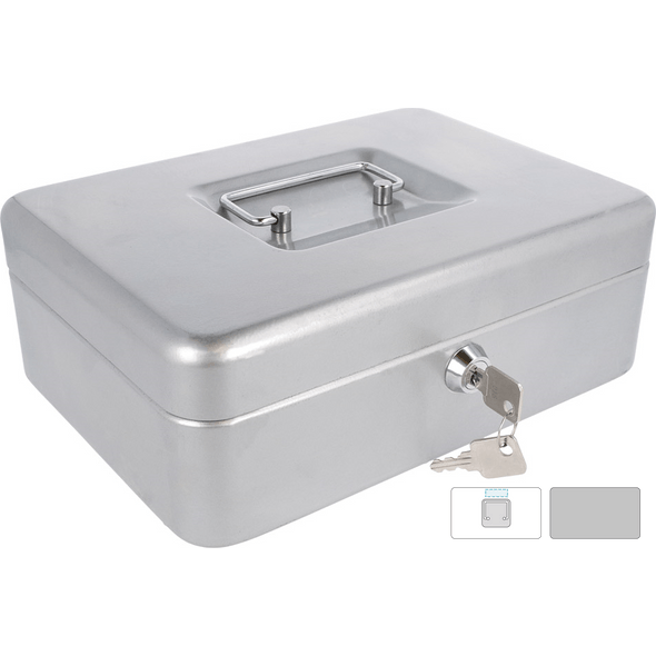 Money Box w/ Gray Steel Key